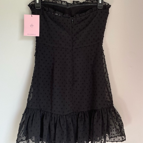 Hello Molly Face on Magazines Dress - XS Black - Picture 5 of 7